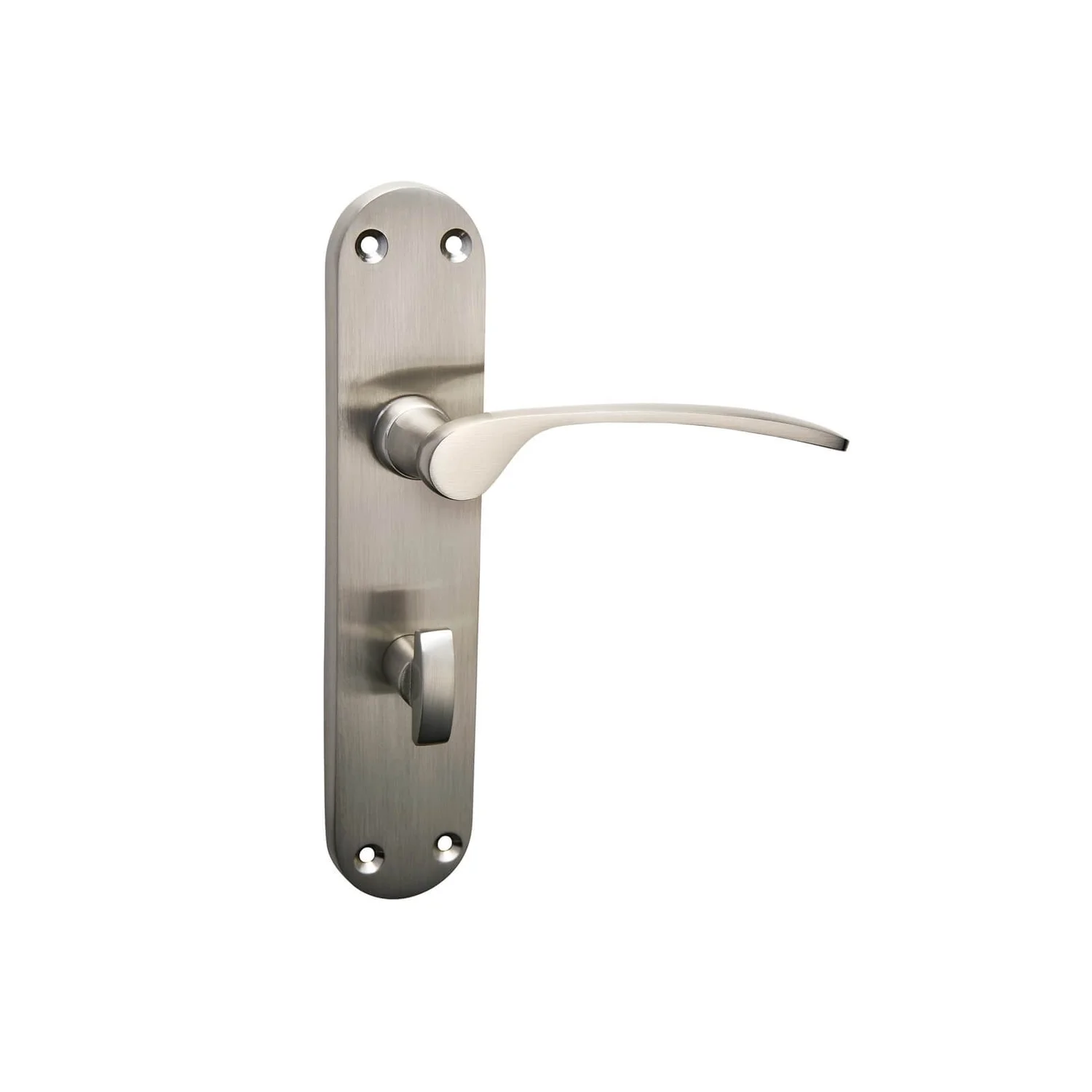 Sandleford Denton Bathroom Lever Set - Brushed Nickel 1 Sandleford Denton Bathroom Lever Set - Brushed Nickel