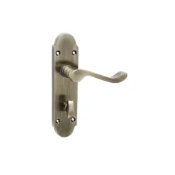Sandleford Fawley Bathroom Lever Set - Antique Brass