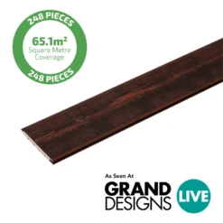 None Premium Timber Cladding SertiWOOD Rustic Cherry (248 Pack) 65.1m2 -COMMAND Sales Store 12836027 1914832994518793