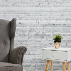 None Premium Timber Cladding SertiWOOD - Rustic Smoke -COMMAND Sales Store 12836034 3334832990900631