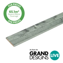 None Premium Timber Cladding SertiWOOD Rustic Mint (248 Pack) 65.1m2 -COMMAND Sales Store 12836037 4184832991403044