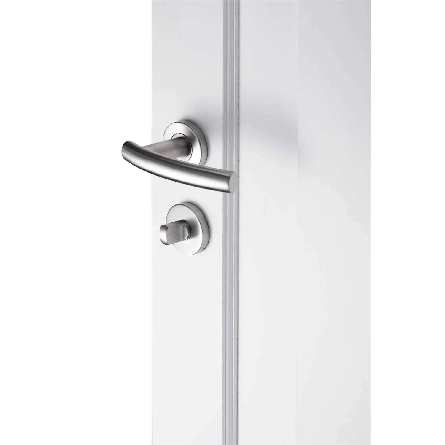 Sandleford Round Bathroom Escutcheon - Brushed Stainless Steel 2 Sandleford Round Bathroom Escutcheon - Brushed Stainless Steel - Image 2