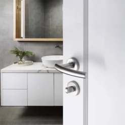 Sandleford Round Bathroom Escutcheon - Brushed Stainless Steel 5 Sandleford Round Bathroom Escutcheon - Brushed Stainless Steel -COMMAND Sales Store 12836040 5374833172888854