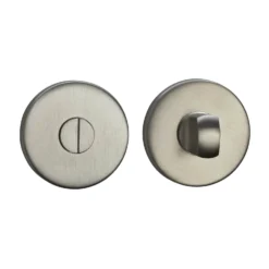 Sandleford Round Bathroom Escutcheon - Brushed Stainless Steel