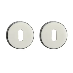 Sandleford Round Keyhole Escutcheon - Polished Stainless Steel