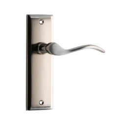 Sandleford Lupton Latch Lever Set - Dual Tone Polished & Brushed Nickel