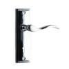 Sandleford Lupton Lock Lever Set - Polished Chrome