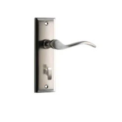 Sandleford Lupton Bathroom Lever Set - Dual Tone Polished & Brushed Nickel