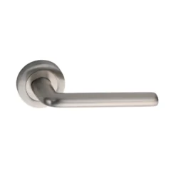 Sandleford Elmore Lever On Rose Set - Brushed Nickel