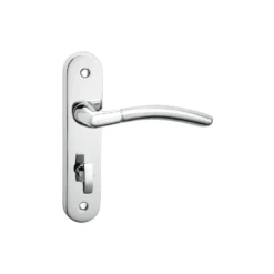 Sandleford Winslow Bathroom Lever Set - Dual Tone Polished & Brushed Chrome