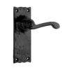 Sandleford Ludlow Latch Lever Set - Black Iron