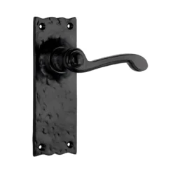 Sandleford Ludlow Latch Lever Set - Black Iron