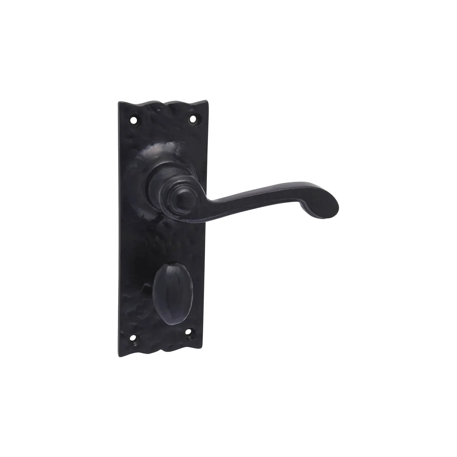 Sandleford Ludlow Bathroom Lever Set - Black Iron 1 Sandleford Ludlow Bathroom Lever Set - Black Iron