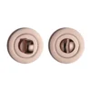 Sandleford Round Bathroom Escutcheon - Polished Copper