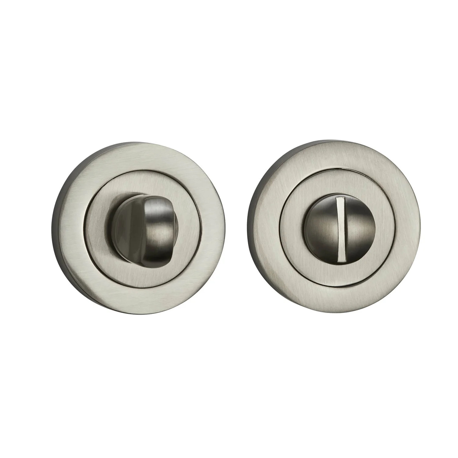 Sandleford Round Bathroom Escutcheon - Brushed Nickel 1 Sandleford Round Bathroom Escutcheon - Brushed Nickel