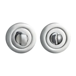 Sandleford Round Bathroom Escutcheon - Polished Chrome
