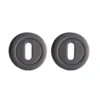 Sandleford Round Keyhole Escutcheon - Black Nickel