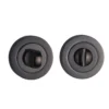 Sandleford Round Bathroom Escutcheon - Black Nickel