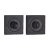 Sandleford Square Bathroom Escutcheon - Matt Black