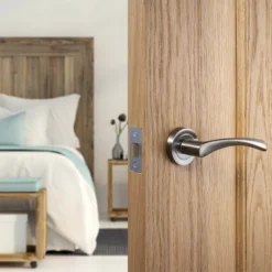 Sandleford Rinovia Lever On Rose Set - Brushed Nickel -COMMAND Sales Store 12836358 1074832954905137