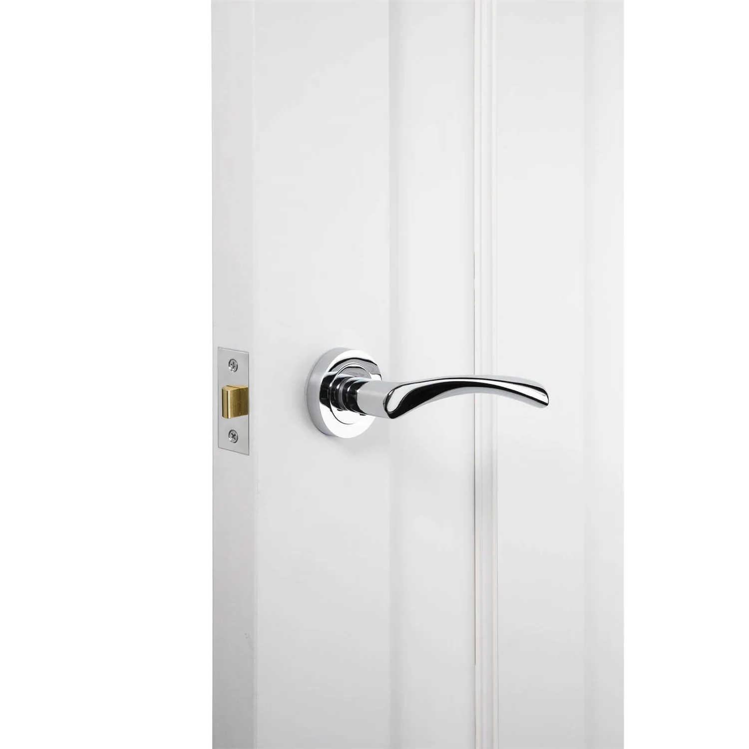 Sandleford Rinovia Lever On Rose Set - Polished Chrome 2 Sandleford Rinovia Lever On Rose Set - Polished Chrome - Image 2