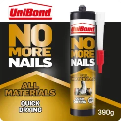 UniBond No More Nails All Materials Quick Drying Grab Adhesive Cartridge 290g