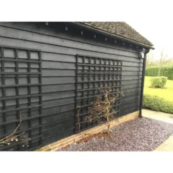 None Black Painted Featheredge Cladding Or Fencing Pack Of 22x175mmx4.2mtr (Pack Of 4)
