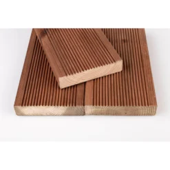 None Brown Treated Softwood Decking 28x120x2.4 (Pack Of 4)