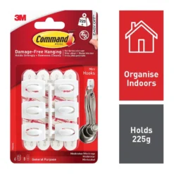 Command Self Adhesive Mini Hooks