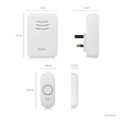 None Byron 22312UK 150m Plug-in Wireless Doorbell Set 16 None Byron 22312UK 150m Plug-in Wireless Doorbell Set -COMMAND Sales Store 12840049 1804833168282039