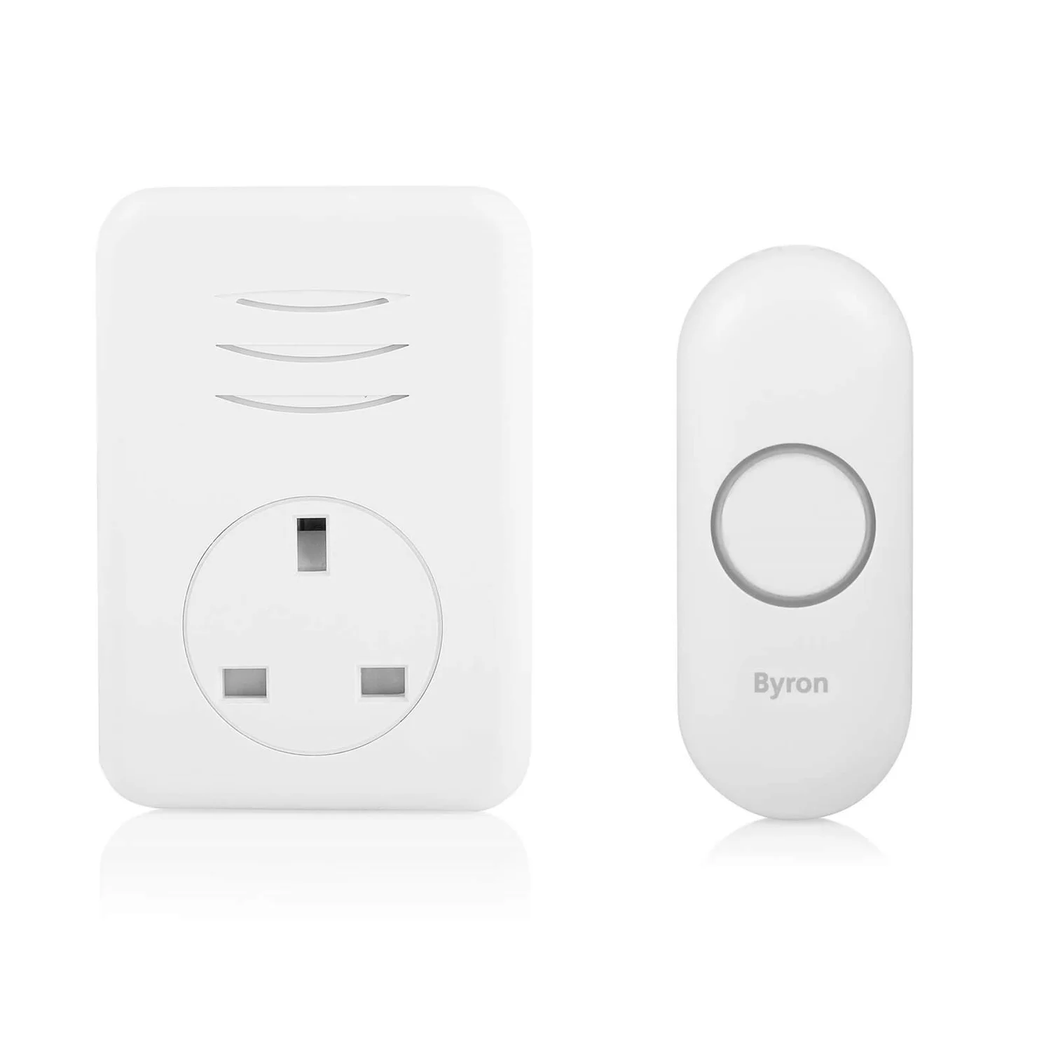 None Byron 22313UK 150m Plug-thru Wireless Doorbell Set 3 None Byron 22313UK 150m Plug-thru Wireless Doorbell Set - Image 3