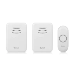 None Byron 22314UK 150m Twin Port/Plug-in Wireless Doorbell Set -COMMAND Sales Store 12840054 1914833171024102