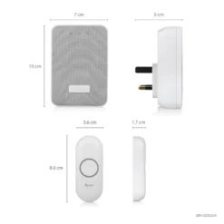 None Byron 22322UK 150m Plug-in Wireless Doorbell Set -COMMAND Sales Store 12840147 1894833170519241