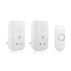 None Byron 22317UK 150m Twin Plug-through Wireless Doorbell Set 17 None Byron 22317UK 150m Twin Plug-through Wireless Doorbell Set -COMMAND Sales Store 12840150 1184833236301339