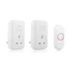 None Byron 22317UK 150m Twin Plug-through Wireless Doorbell Set