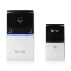 None Byron 23415UK 100m Plug-in Wireless Kinetic Doorbell Set -COMMAND Sales Store 12840169 1724833169127127