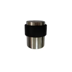 None Decorative Door Stop - Satin Nickel Finish