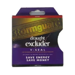 Stormguard V Profile Self-Adhesive Draught Excluder Tape - Brown