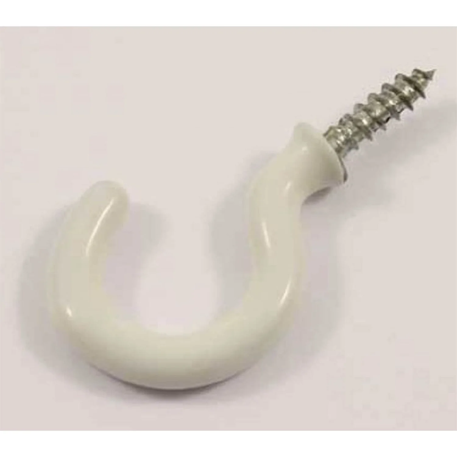 None Round Cup Hook - White - 25mm - 5 Pack 1 None Round Cup Hook - White - 25mm - 5 Pack