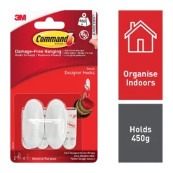 Command Self-Adhesive Small Designer Hooks