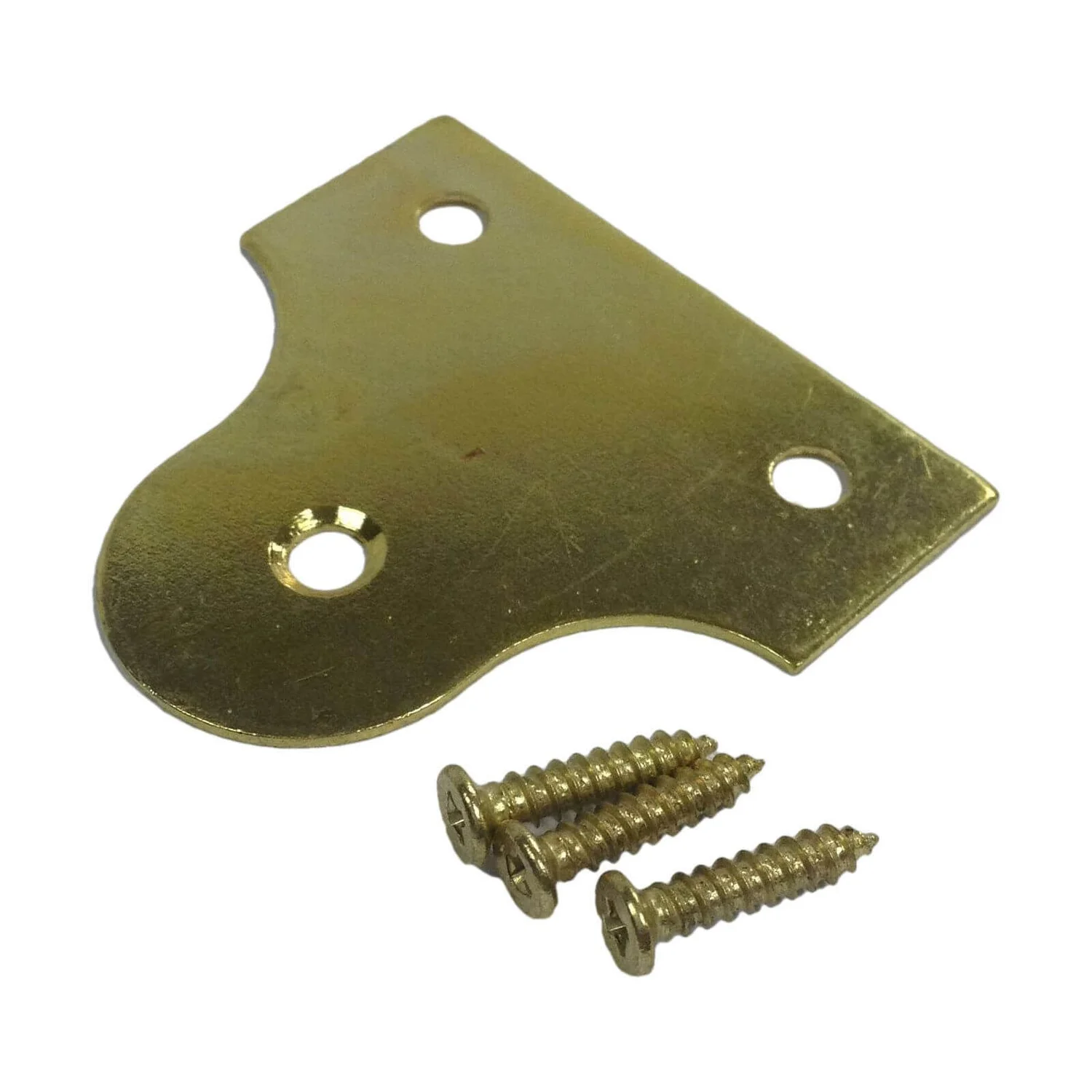 None Picture Frame Plain Bracket - Brass Effect - 50mm - 2 Pack 2 None Picture Frame Plain Bracket - Brass Effect - 50mm - 2 Pack - Image 2