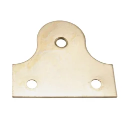 None Picture Frame Plain Bracket - Brass Effect - 50mm - 2 Pack