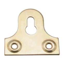 None Picture Frame Bracket Slot - Brass Effect - 38mm - 2 Pack