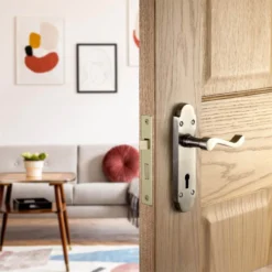 Sandleford Fawley Lock Lever Set - Antique Brass -COMMAND Sales Store 12846268 8004832954842428