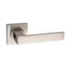 Sandleford Aprilia Lever On Rose Set - Brushed Nickel