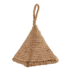 None Pyramid Rope Knot Door Stop