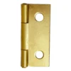Butt Hinge Steel 38mm Electro Brass - 2 Pack