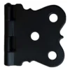 Seat Hinge Steel 38mm Black - 2 Pack