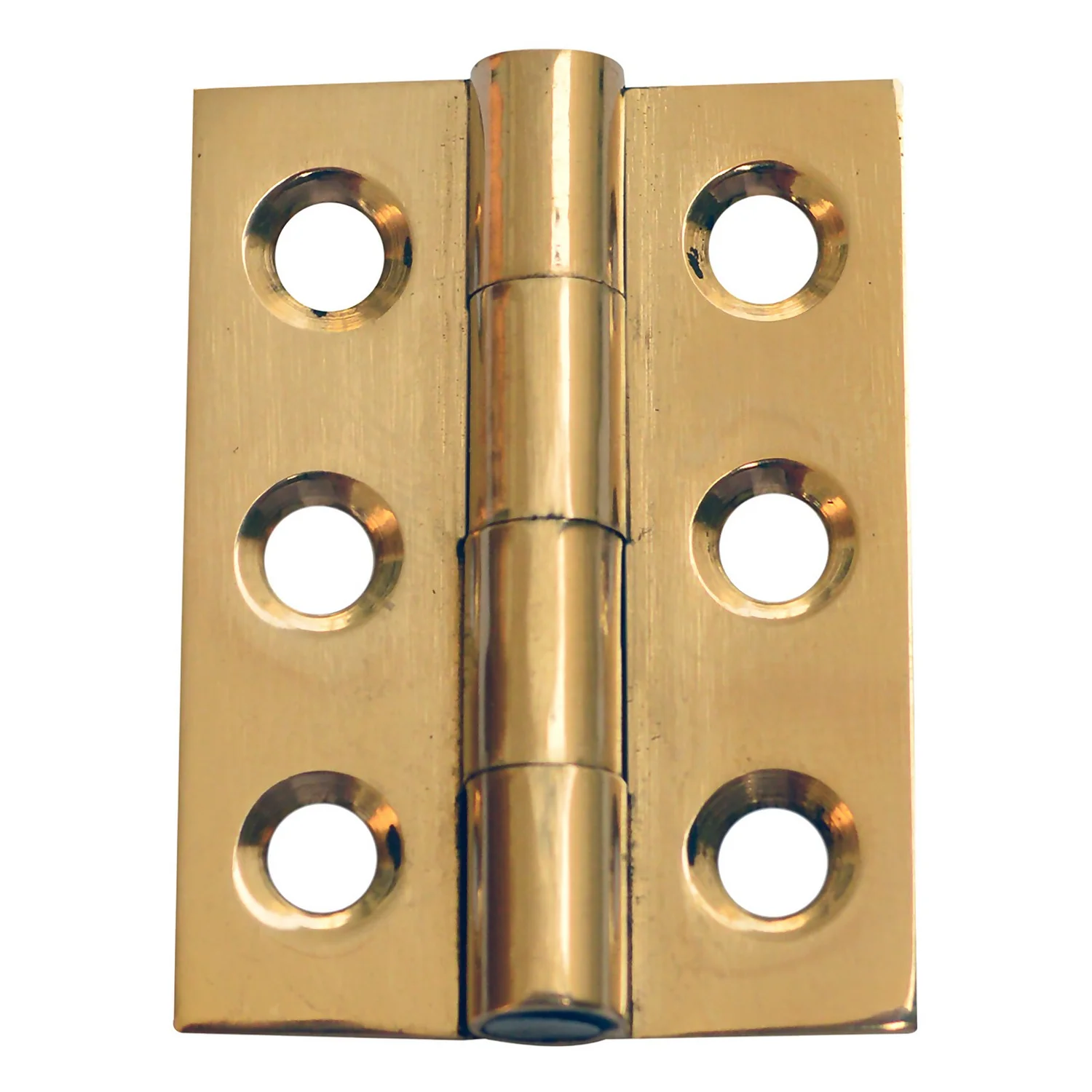 Butt Hinge Solid Drawn 38mm Polished Brass - 2 Pack 1 Butt Hinge Solid Drawn 38mm Polished Brass - 2 Pack
