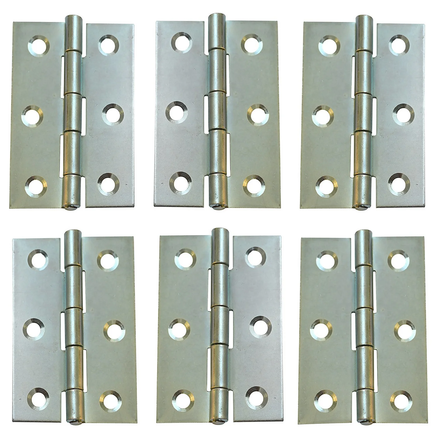 Butt Hinge Steel 75mm - 6 Pack 2 Butt Hinge Steel 75mm - 6 Pack - Image 2